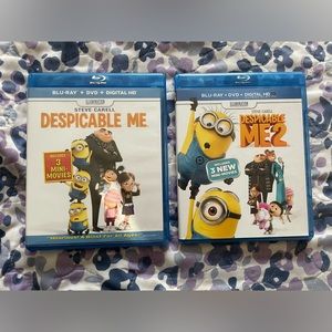 Despicable Me & Despicable Me2 -BluRay, DVD, Digital HD